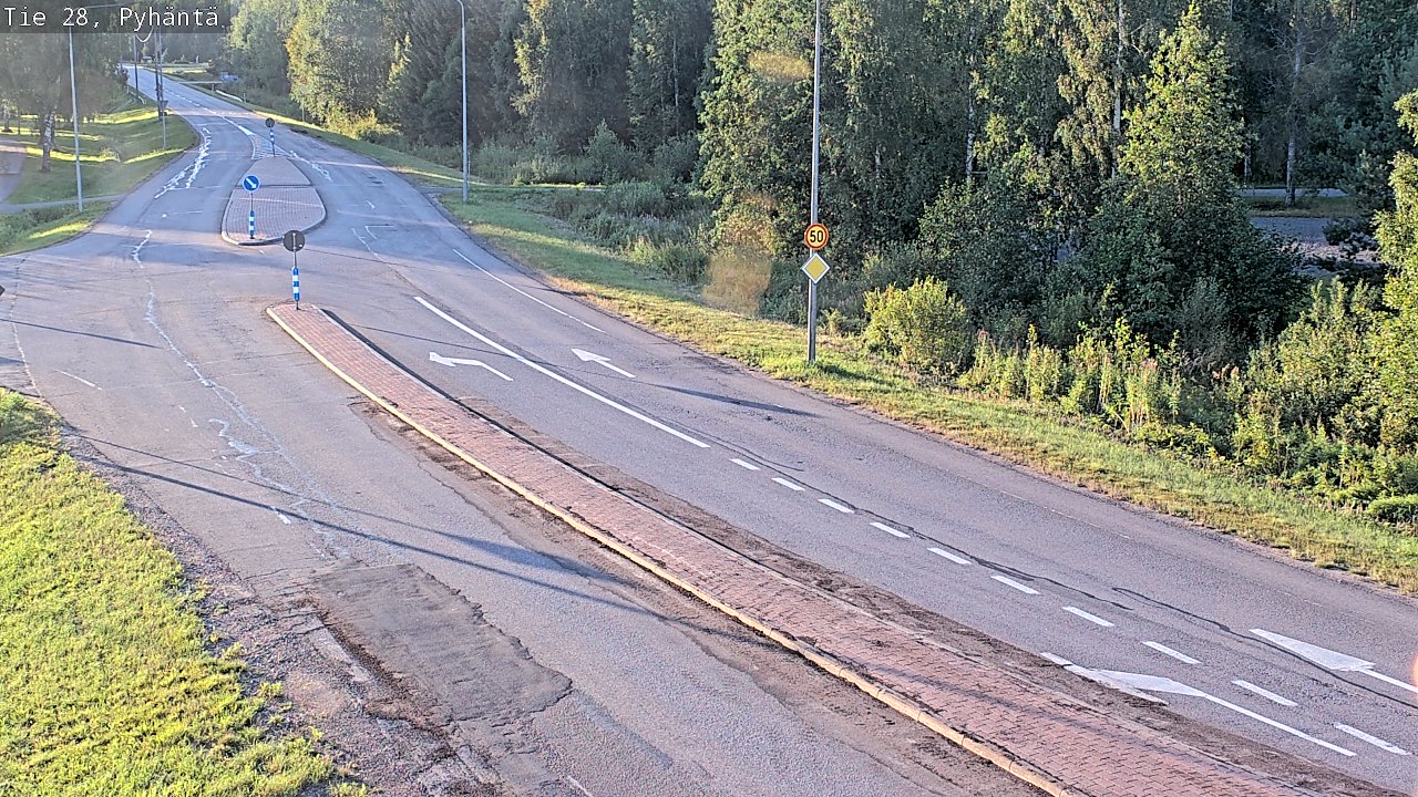 Kelikamerat Kuva Tie 28 Pyhäntä, Pyhäntä, Pohjois-Pohjanmaa