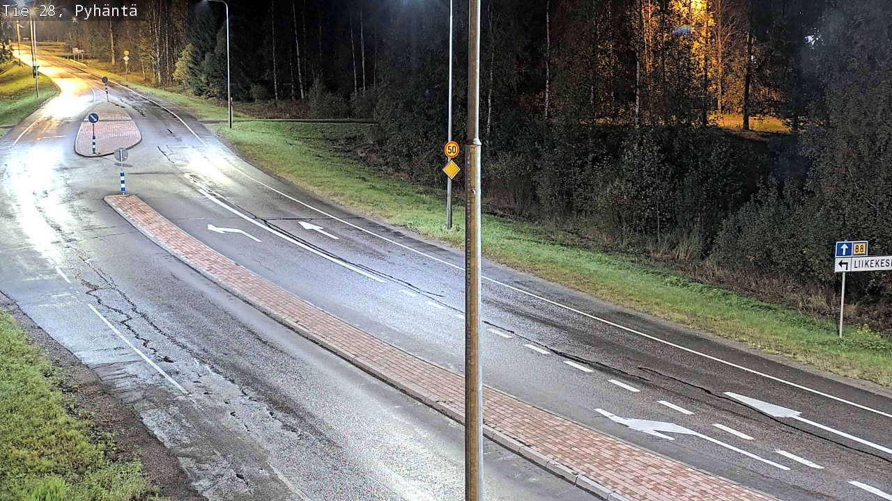Kelikamerat Kuva Tie 28 Pyhäntä, Pyhäntä, Pohjois-Pohjanmaa