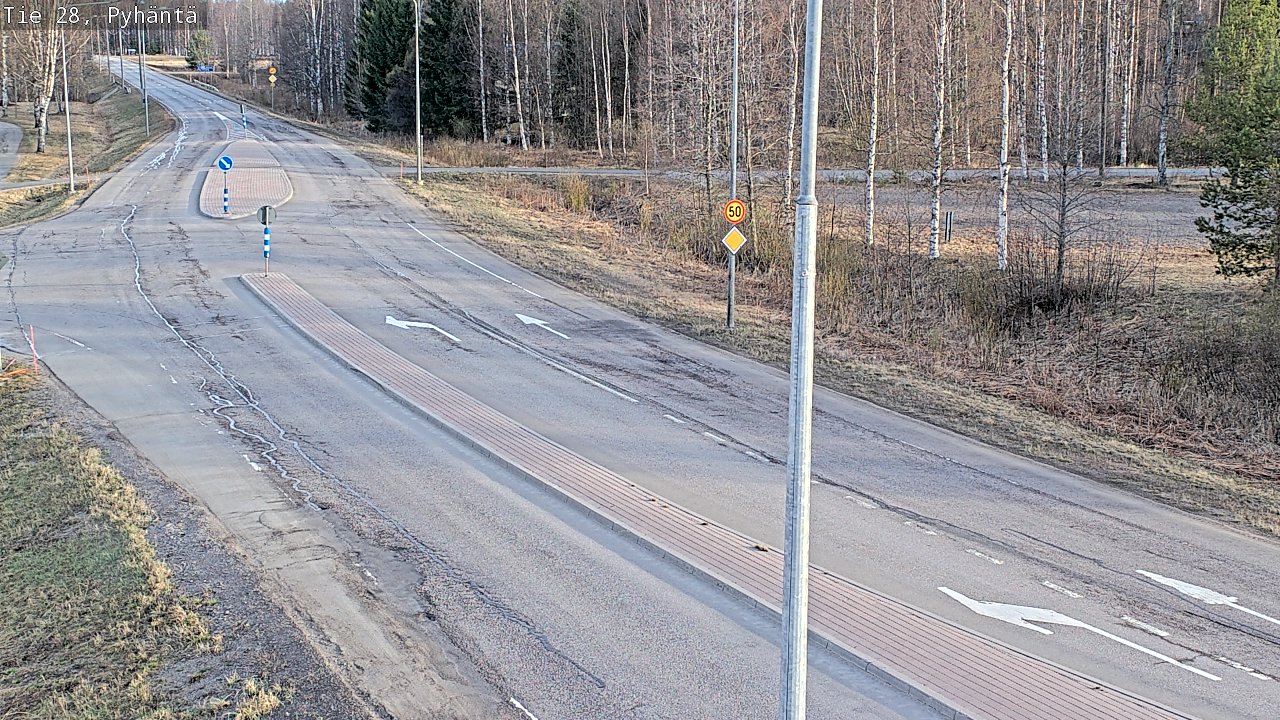 Kelikamerat Kuva Tie 28 Pyhäntä, Pyhäntä, Pohjois-Pohjanmaa