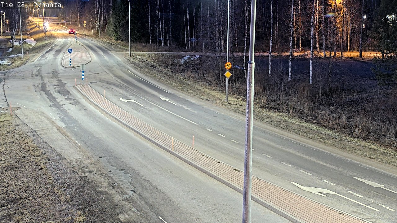 Kelikamerat Kuva Tie 28 Pyhäntä, Pyhäntä, Pohjois-Pohjanmaa