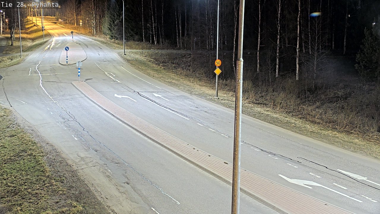 Kelikamerat Kuva Tie 28 Pyhäntä, Pyhäntä, Pohjois-Pohjanmaa