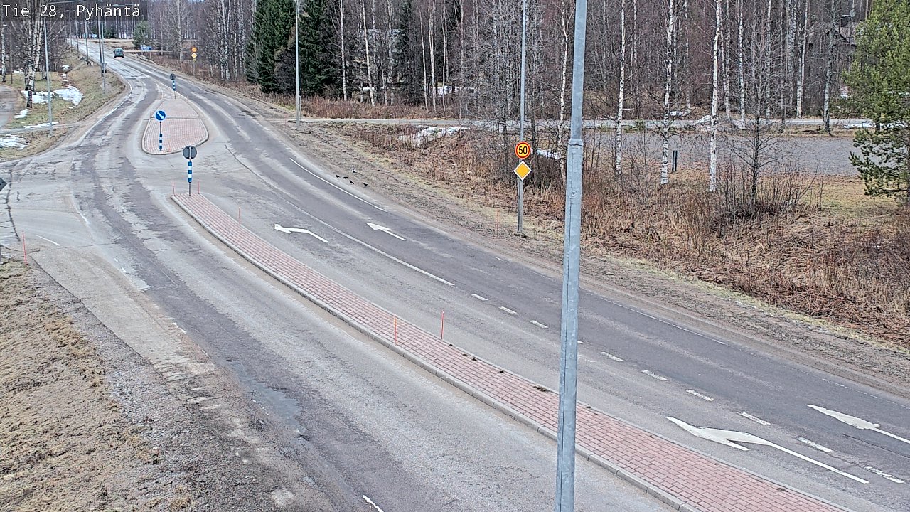 Kelikamerat Kuva Tie 28 Pyhäntä, Pyhäntä, Pohjois-Pohjanmaa