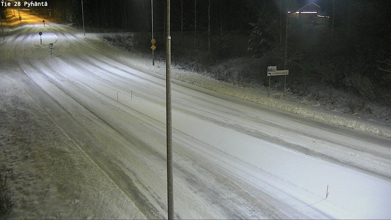 Kelikamerat Kuva Tie 28 Pyhäntä, Pyhäntä, Pohjois-Pohjanmaa