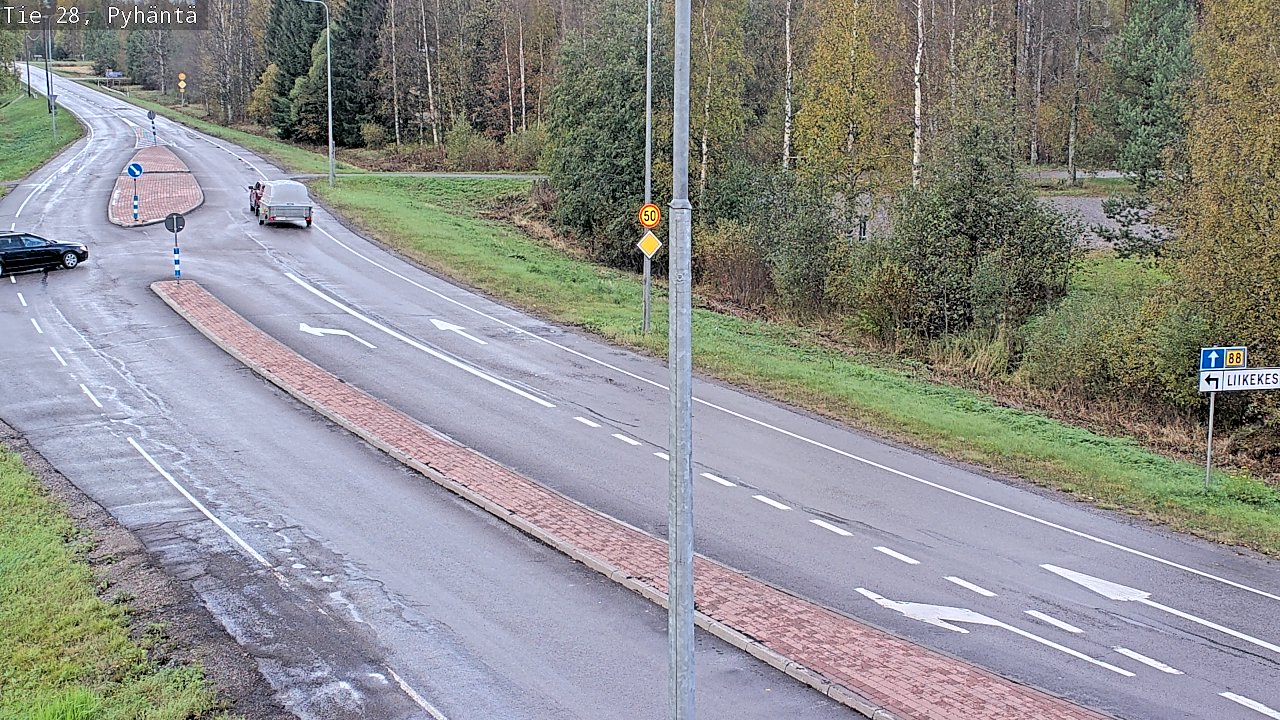 Kelikamerat Kuva Tie 28 Pyhäntä, Pyhäntä, Pohjois-Pohjanmaa