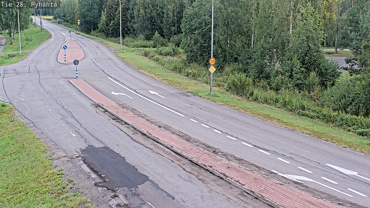 Kelikamerat Kuva Tie 28 Pyhäntä, Pyhäntä, Pohjois-Pohjanmaa