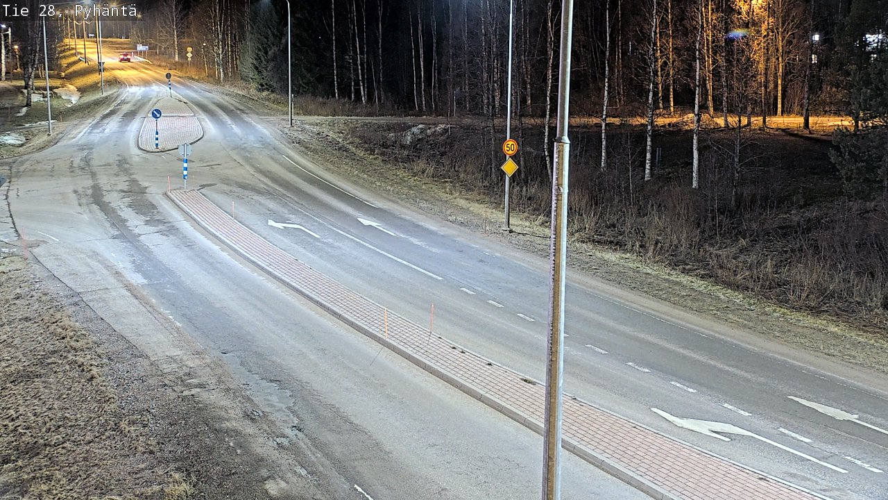 Kelikamerat Kuva Tie 28 Pyhäntä, Pyhäntä, Pohjois-Pohjanmaa