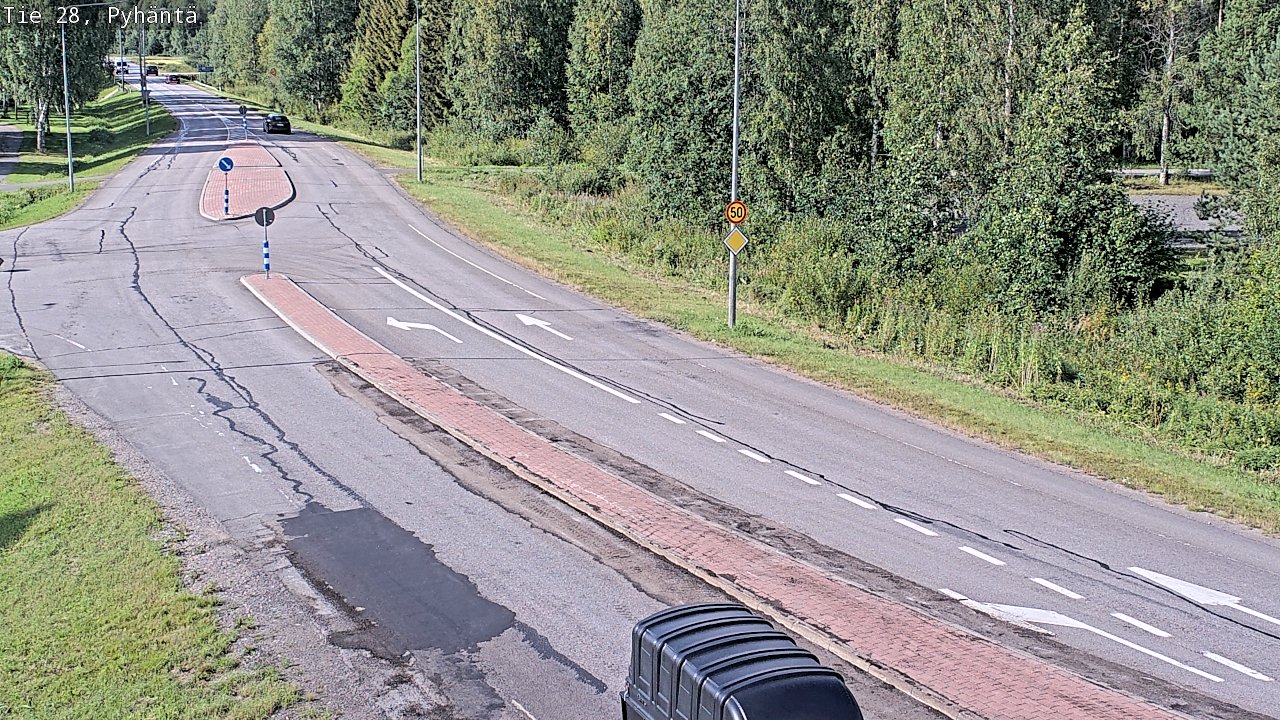 Kelikamerat Kuva Tie 28 Pyhäntä, Pyhäntä, Pohjois-Pohjanmaa