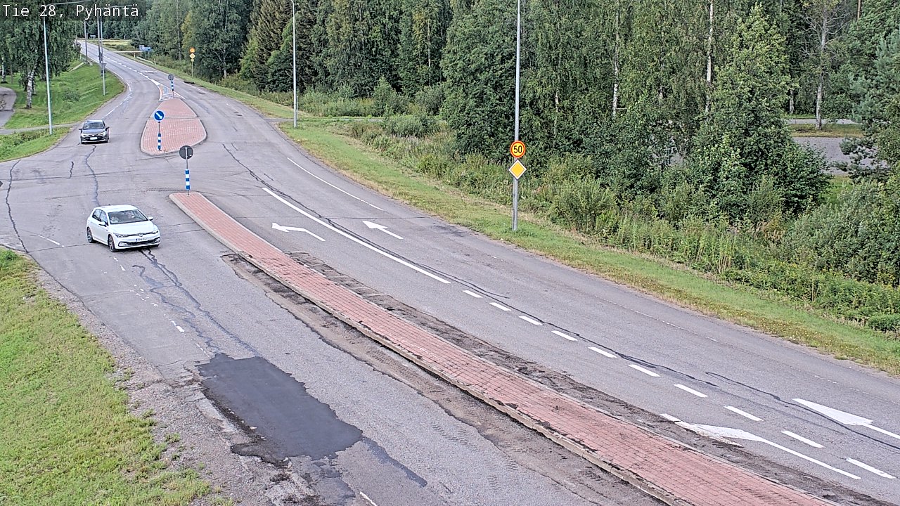 Kelikamerat Kuva Tie 28 Pyhäntä, Pyhäntä, Pohjois-Pohjanmaa