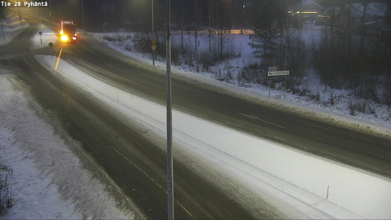 Weather Camera Image Road 28 Pyhäntä, Pyhäntä, Pohjois-Pohjanmaa