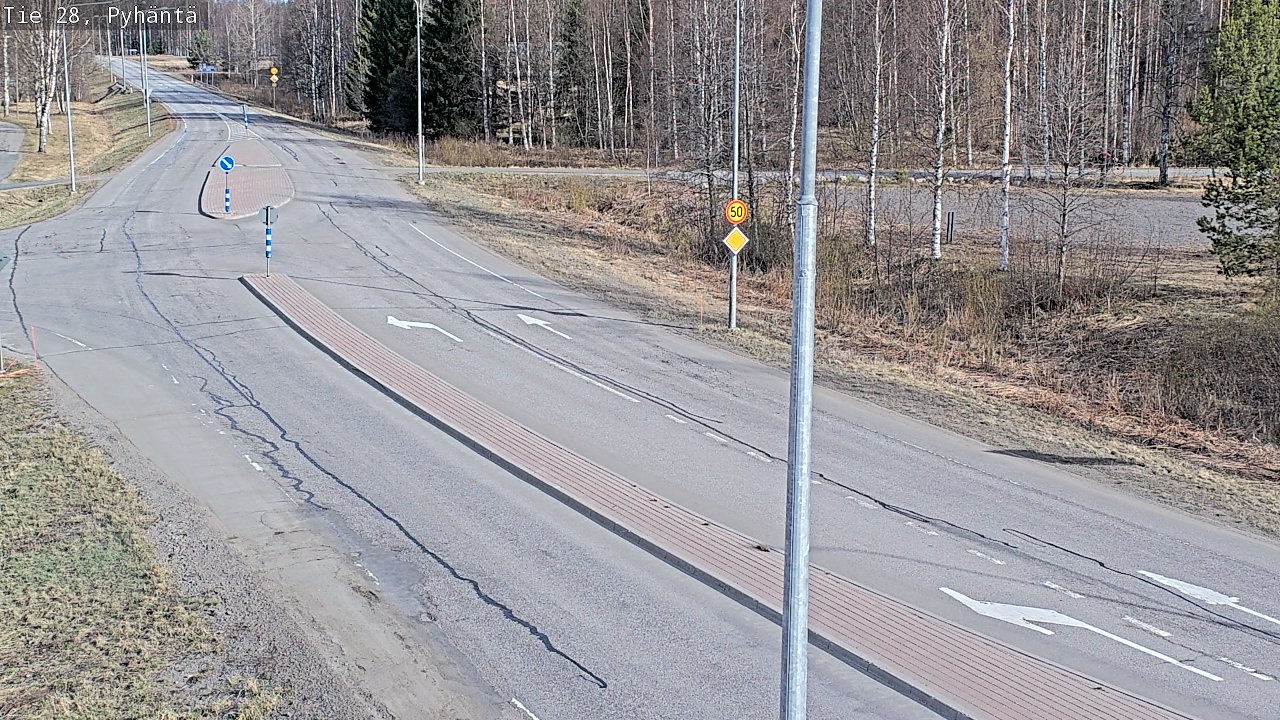 Kelikamerat Kuva Tie 28 Pyhäntä, Pyhäntä, Pohjois-Pohjanmaa