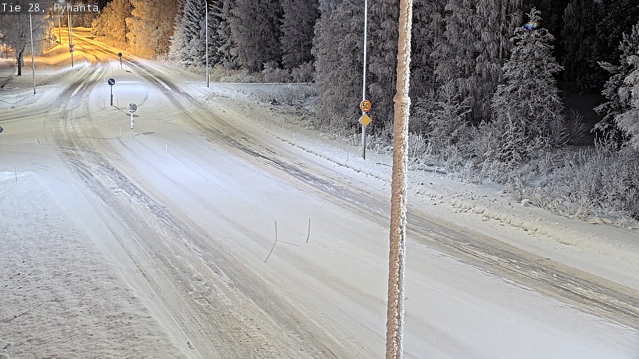 Kelikamerat Kuva Tie 28 Pyhäntä, Pyhäntä, Pohjois-Pohjanmaa