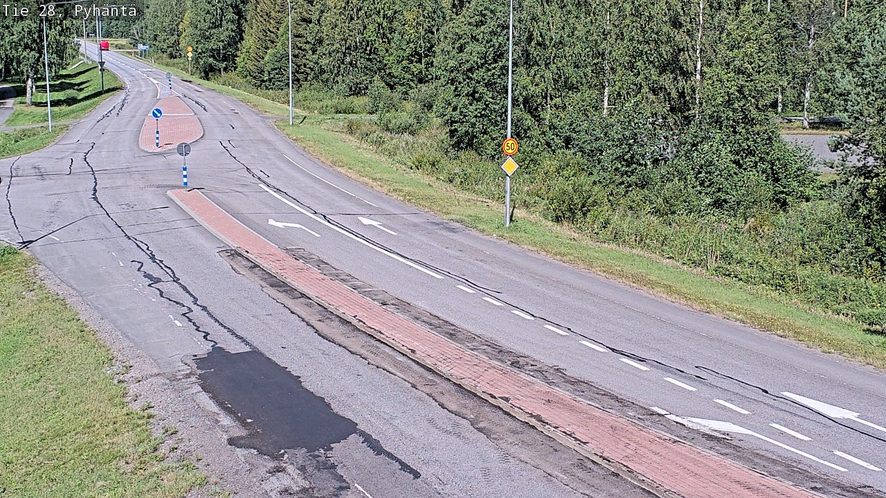 Kelikamerat Kuva Tie 28 Pyhäntä, Pyhäntä, Pohjois-Pohjanmaa