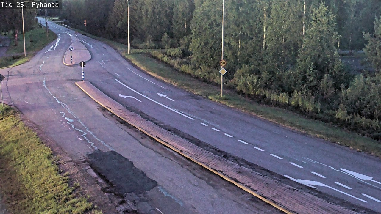 Kelikamerat Kuva Tie 28 Pyhäntä, Pyhäntä, Pohjois-Pohjanmaa