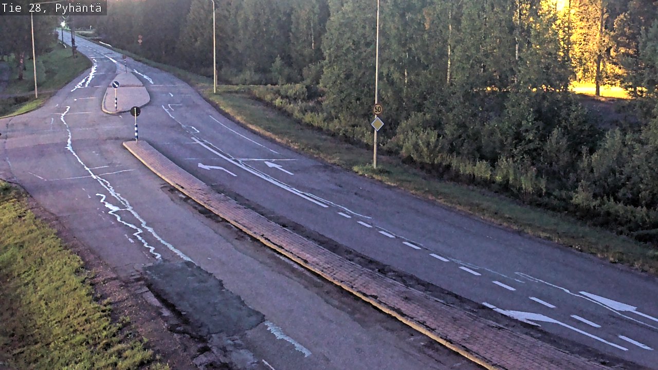 Kelikamerat Kuva Tie 28 Pyhäntä, Pyhäntä, Pohjois-Pohjanmaa