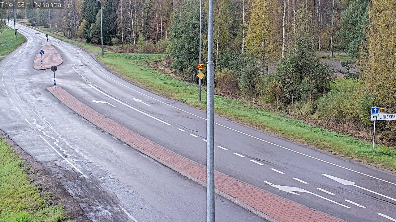 Kelikamerat Kuva Tie 28 Pyhäntä, Pyhäntä, Pohjois-Pohjanmaa