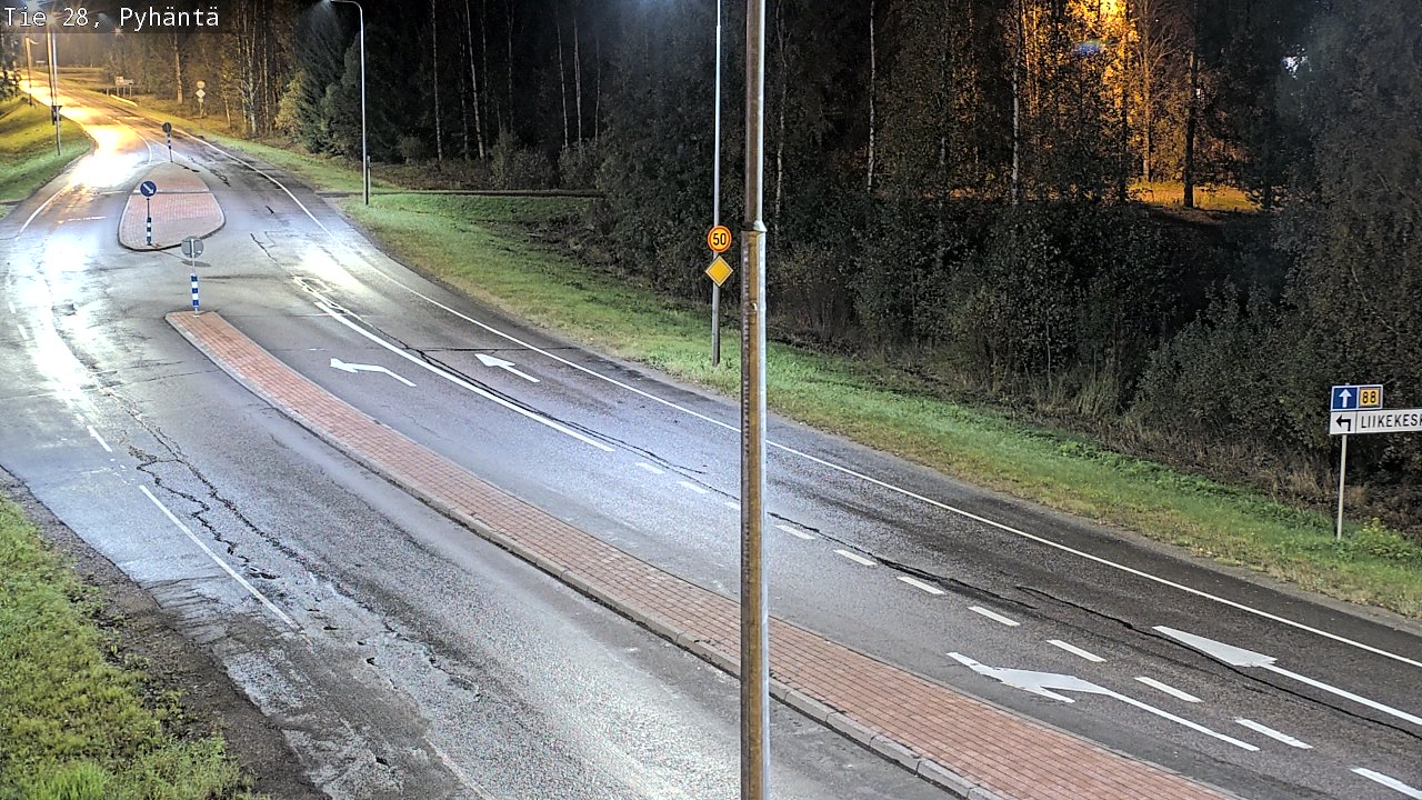 Kelikamerat Kuva Tie 28 Pyhäntä, Pyhäntä, Pohjois-Pohjanmaa