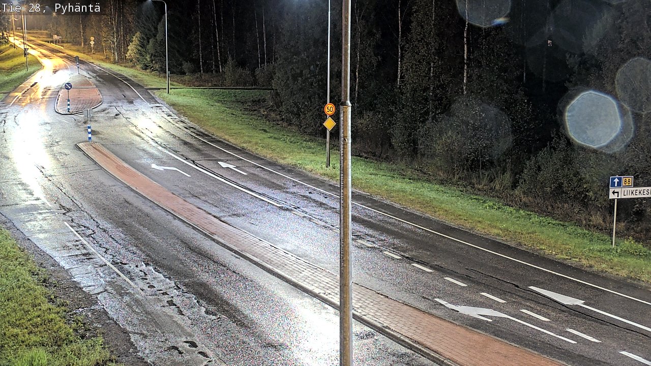 Kelikamerat Kuva Tie 28 Pyhäntä, Pyhäntä, Pohjois-Pohjanmaa