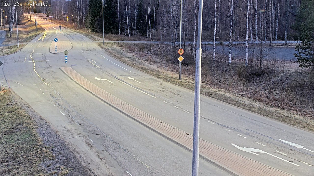 Kelikamerat Kuva Tie 28 Pyhäntä, Pyhäntä, Pohjois-Pohjanmaa