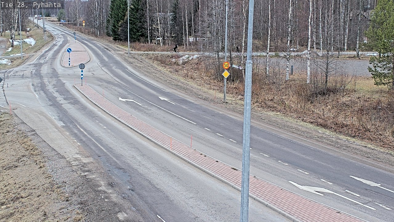Kelikamerat Kuva Tie 28 Pyhäntä, Pyhäntä, Pohjois-Pohjanmaa