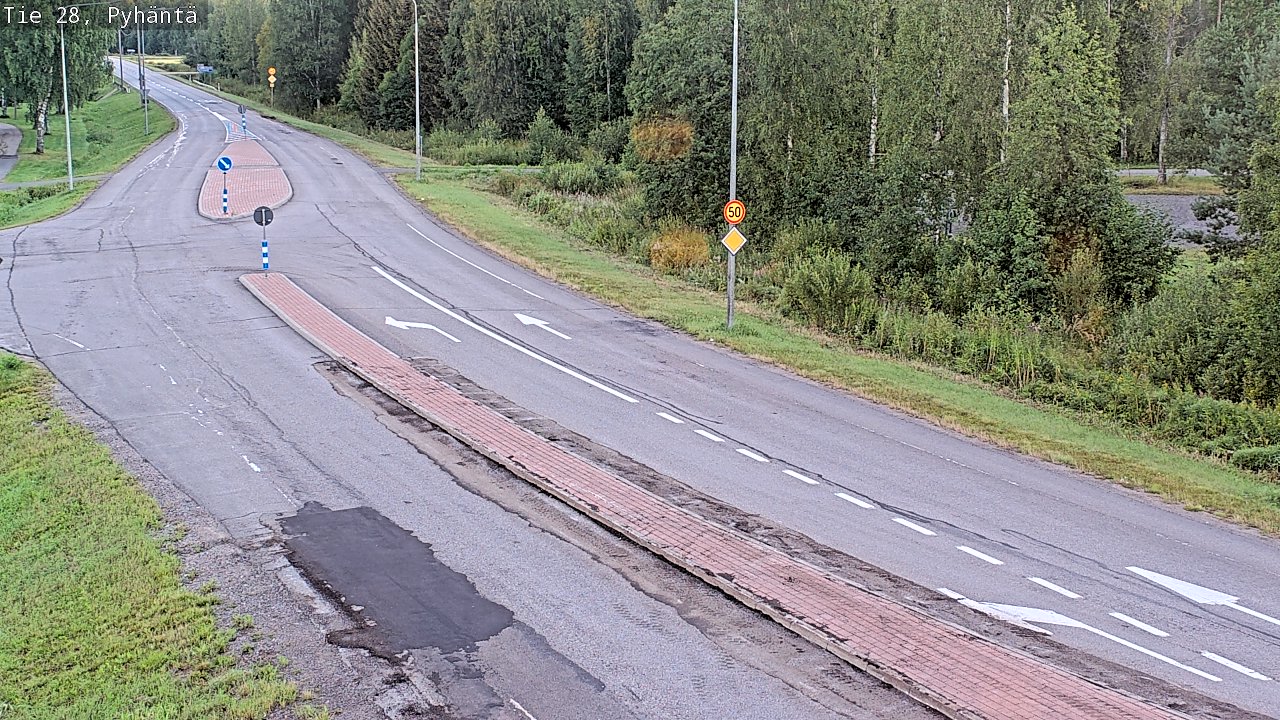 Kelikamerat Kuva Tie 28 Pyhäntä, Pyhäntä, Pohjois-Pohjanmaa