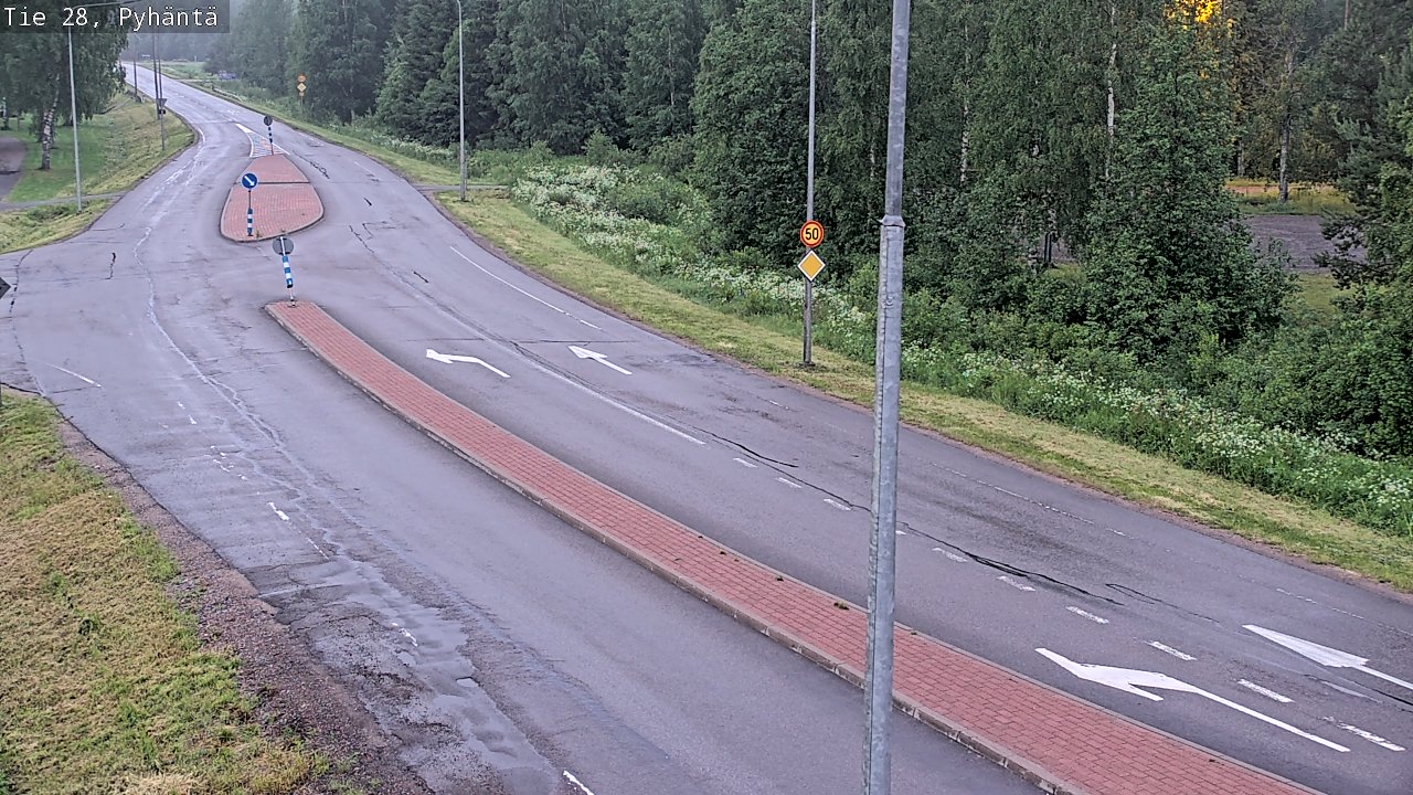 Kelikamerat Kuva Tie 28 Pyhäntä, Pyhäntä, Pohjois-Pohjanmaa