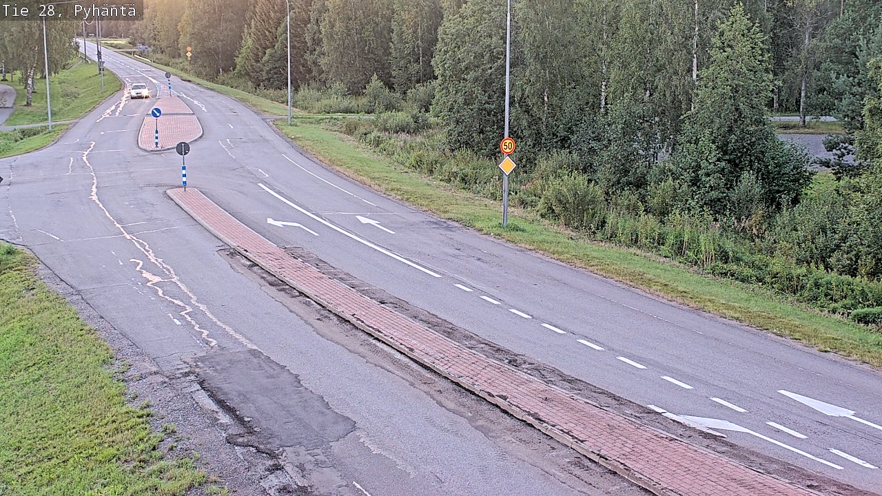 Kelikamerat Kuva Tie 28 Pyhäntä, Pyhäntä, Pohjois-Pohjanmaa