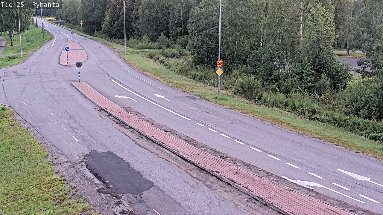 Kelikamerat Kuva Tie 28 Pyhäntä, Pyhäntä, Pohjois-Pohjanmaa