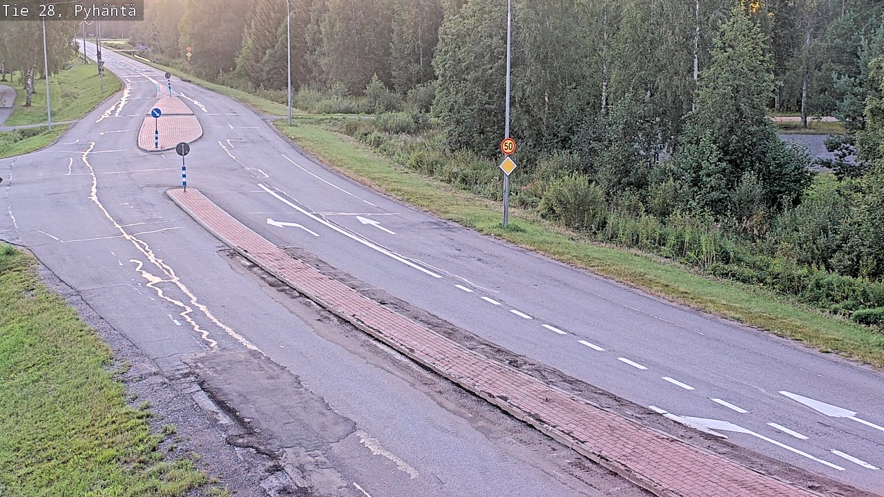 Kelikamerat Kuva Tie 28 Pyhäntä, Pyhäntä, Pohjois-Pohjanmaa