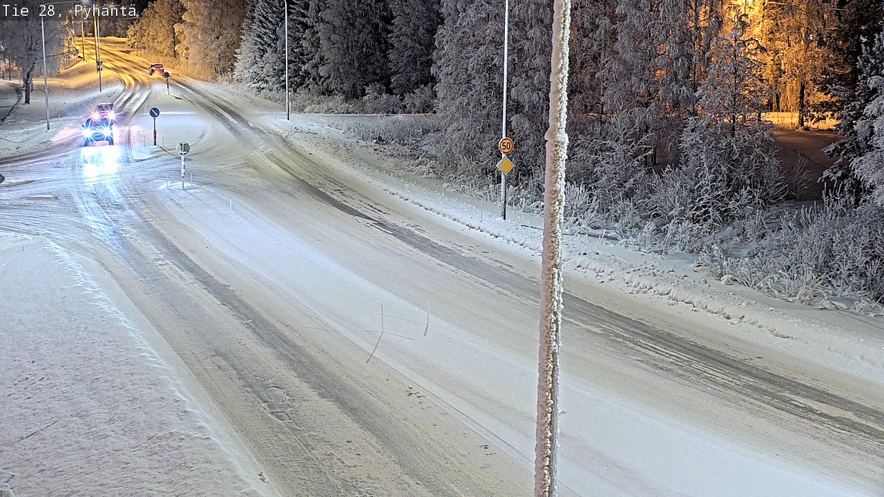 Kelikamerat Kuva Tie 28 Pyhäntä, Pyhäntä, Pohjois-Pohjanmaa