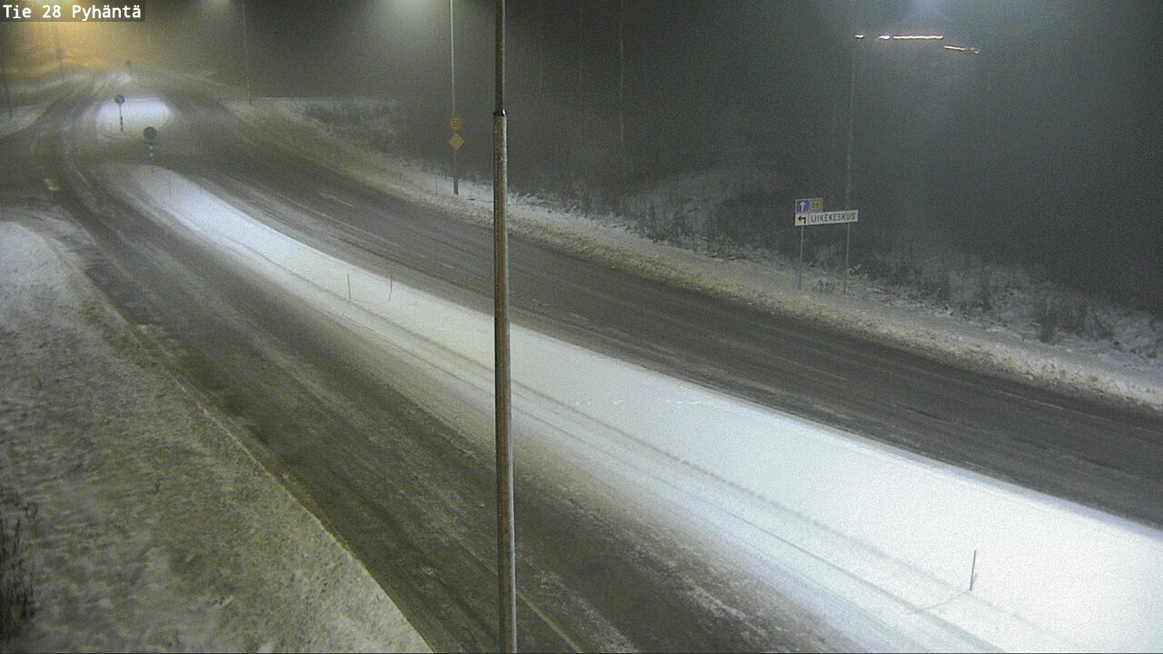 Weather Camera Image Road 28 Pyhäntä, Pyhäntä, Pohjois-Pohjanmaa