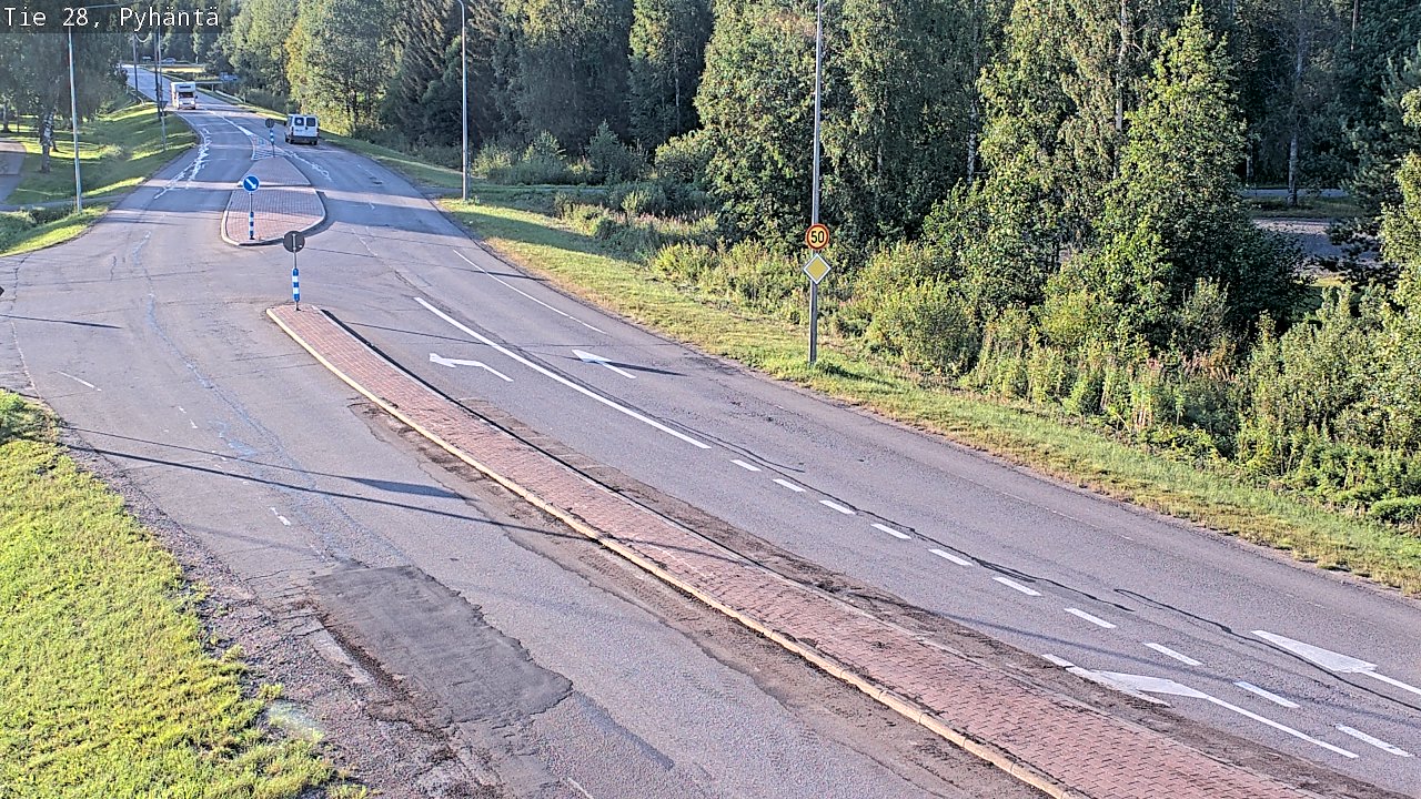 Kelikamerat Kuva Tie 28 Pyhäntä, Pyhäntä, Pohjois-Pohjanmaa