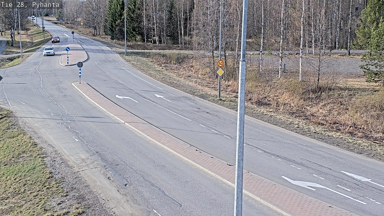 Kelikamerat Kuva Tie 28 Pyhäntä, Pyhäntä, Pohjois-Pohjanmaa
