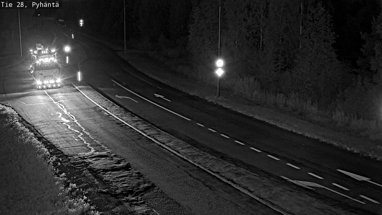 Kelikamerat Kuva Tie 28 Pyhäntä, Pyhäntä, Pohjois-Pohjanmaa