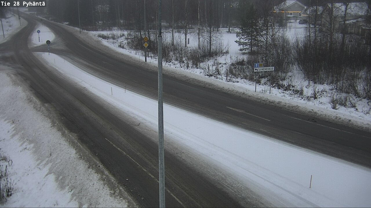 Weather Camera Image Road 28 Pyhäntä, Pyhäntä, Pohjois-Pohjanmaa