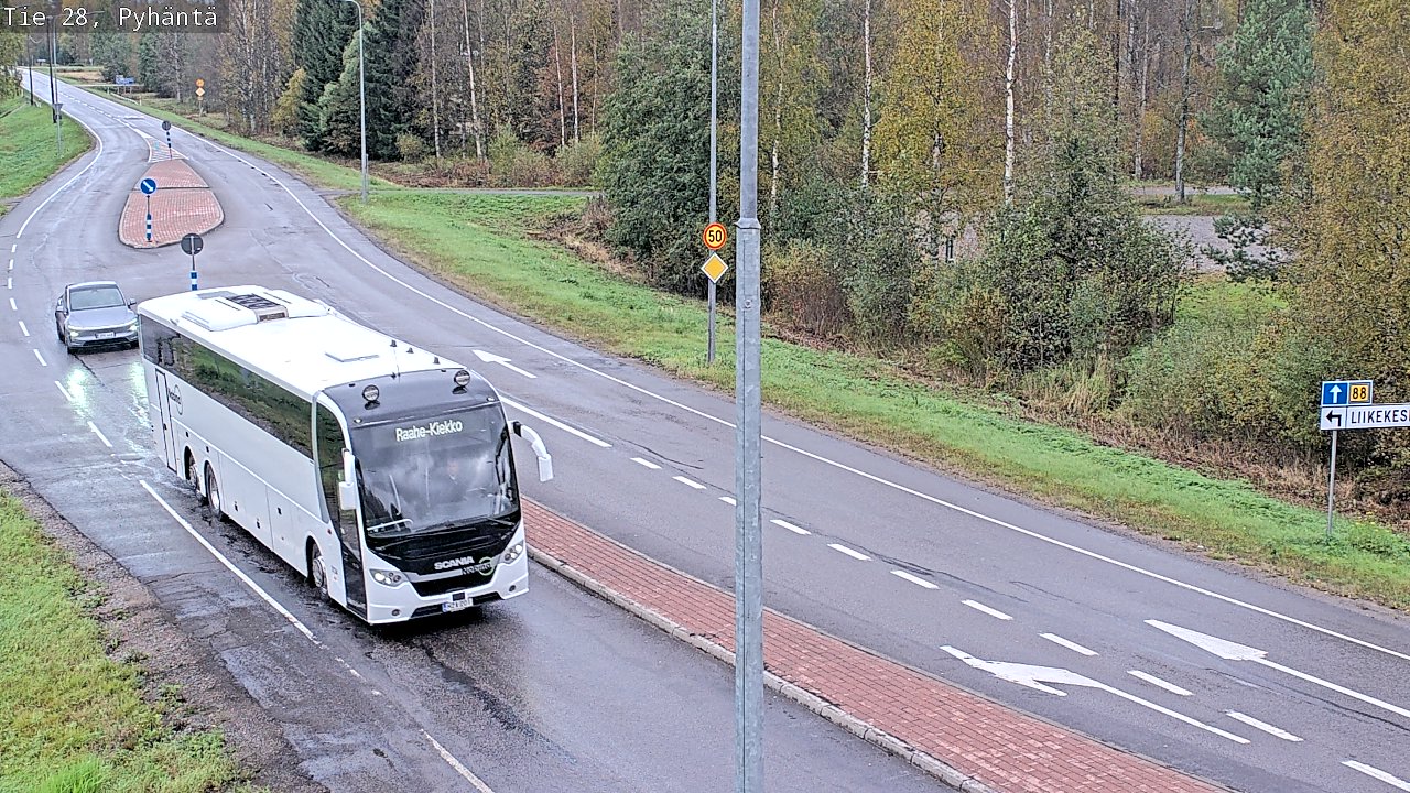 Kelikamerat Kuva Tie 28 Pyhäntä, Pyhäntä, Pohjois-Pohjanmaa