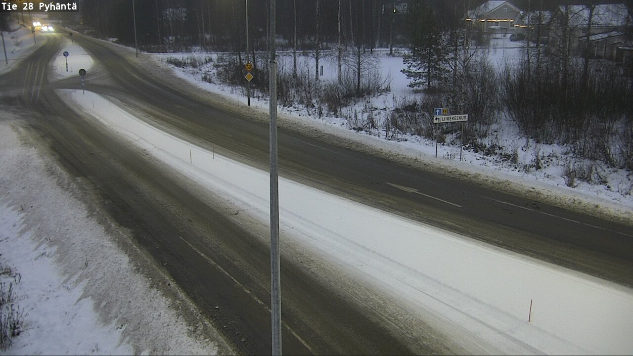 Weather Camera Image Road 28 Pyhäntä, Pyhäntä, Pohjois-Pohjanmaa