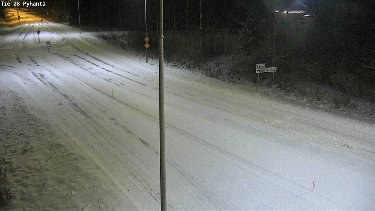Kelikamerat Kuva Tie 28 Pyhäntä, Pyhäntä, Pohjois-Pohjanmaa
