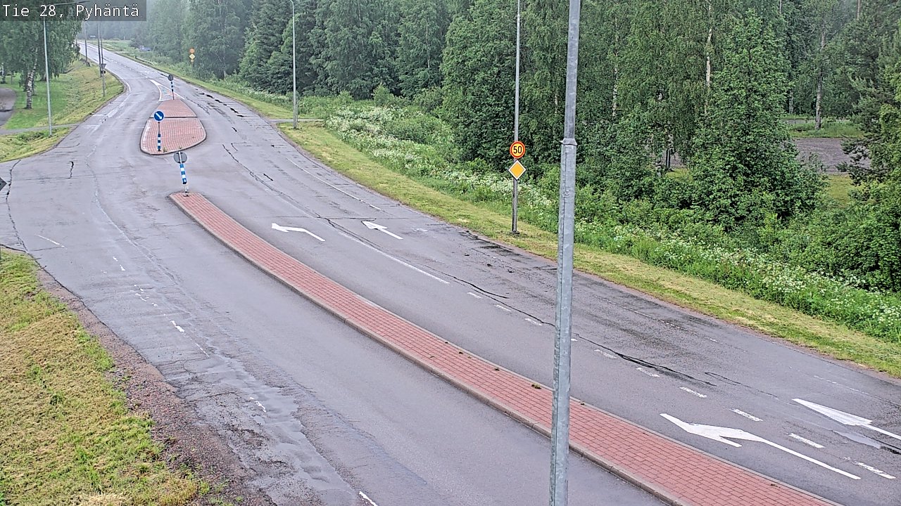 Kelikamerat Kuva Tie 28 Pyhäntä, Pyhäntä, Pohjois-Pohjanmaa