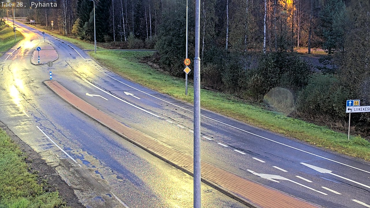 Kelikamerat Kuva Tie 28 Pyhäntä, Pyhäntä, Pohjois-Pohjanmaa