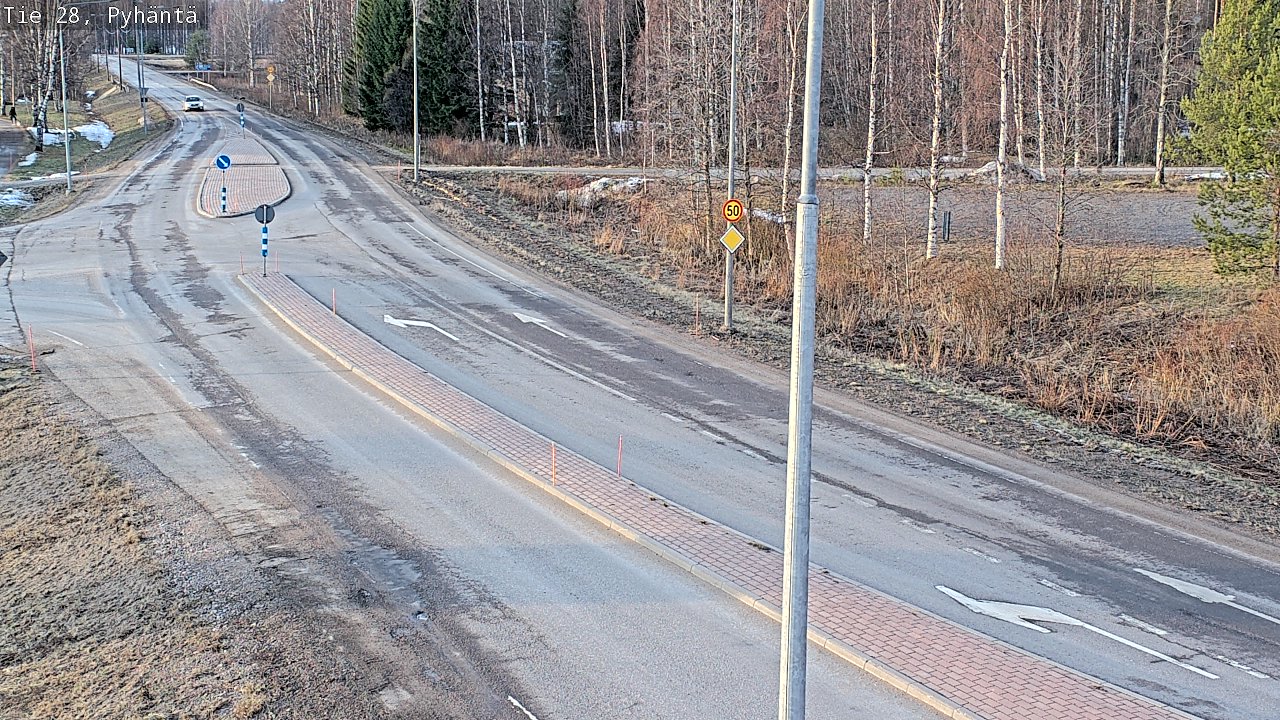 Kelikamerat Kuva Tie 28 Pyhäntä, Pyhäntä, Pohjois-Pohjanmaa