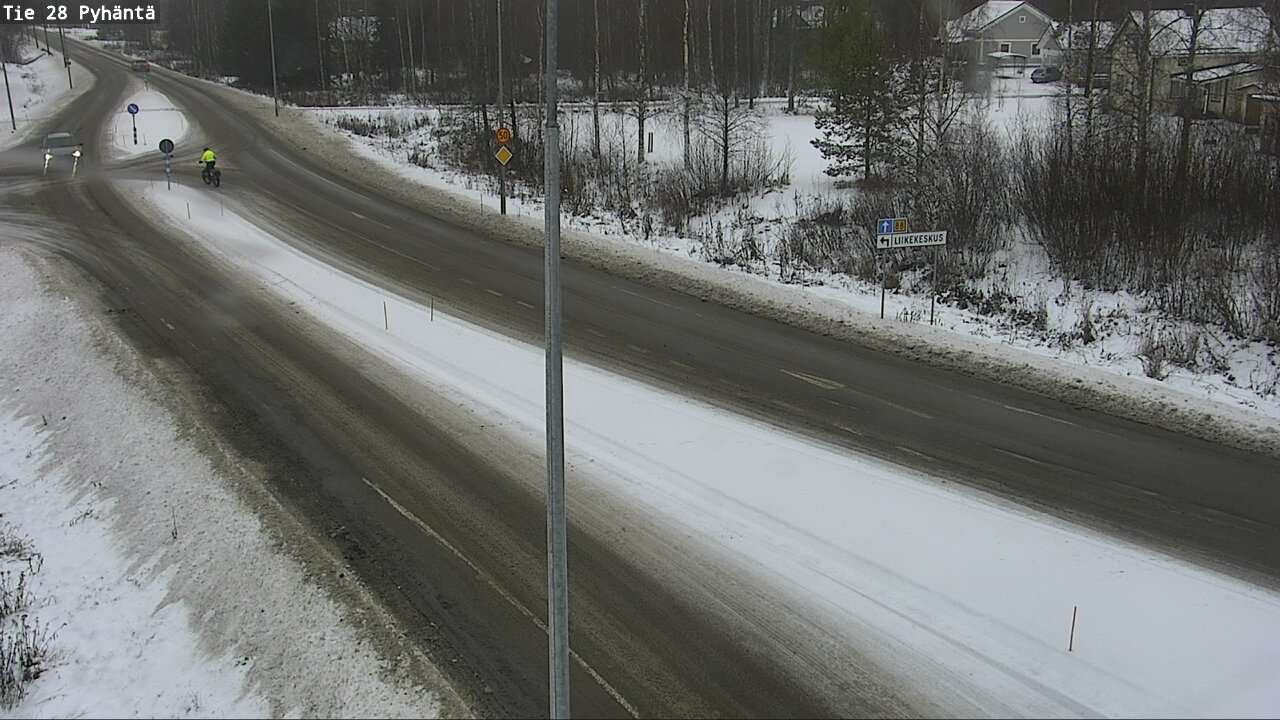 Weather Camera Image Road 28 Pyhäntä, Pyhäntä, Pohjois-Pohjanmaa