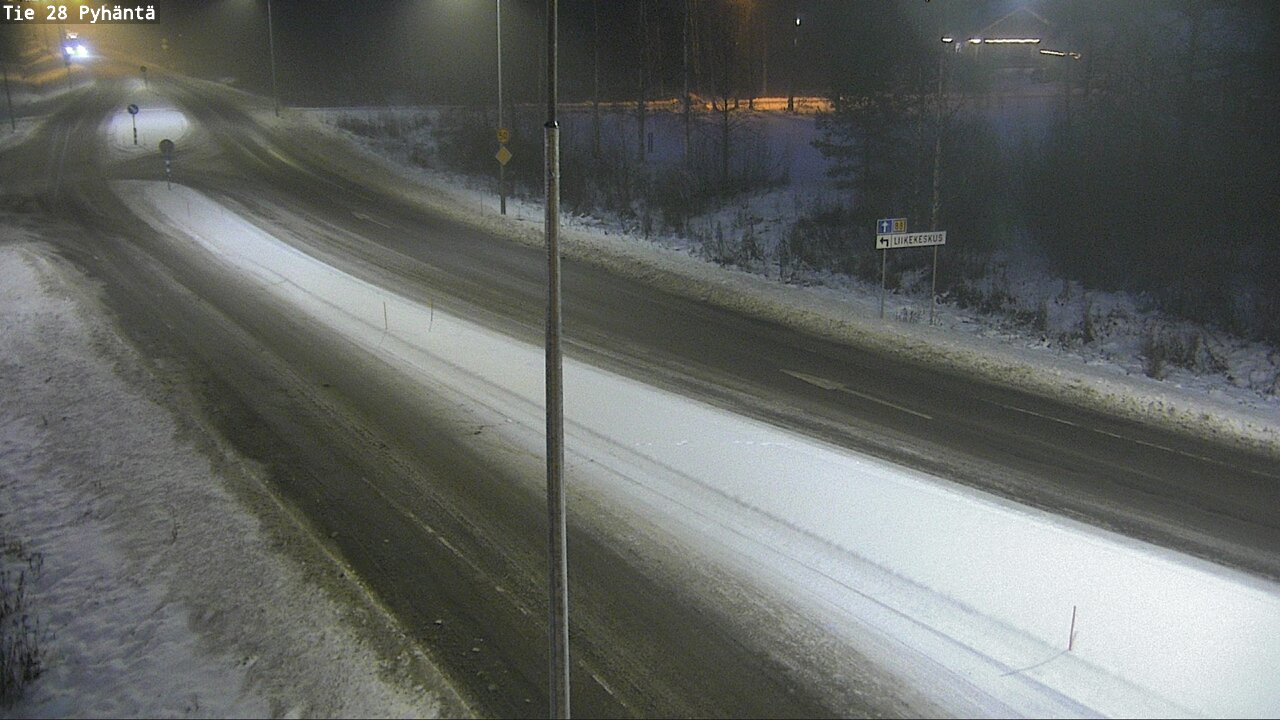 Weather Camera Image Road 28 Pyhäntä, Pyhäntä, Pohjois-Pohjanmaa