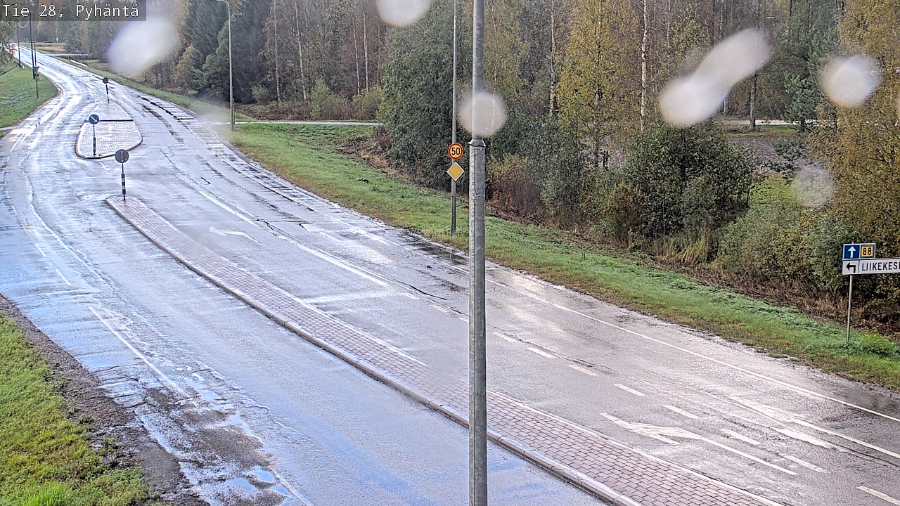 Kelikamerat Kuva Tie 28 Pyhäntä, Pyhäntä, Pohjois-Pohjanmaa