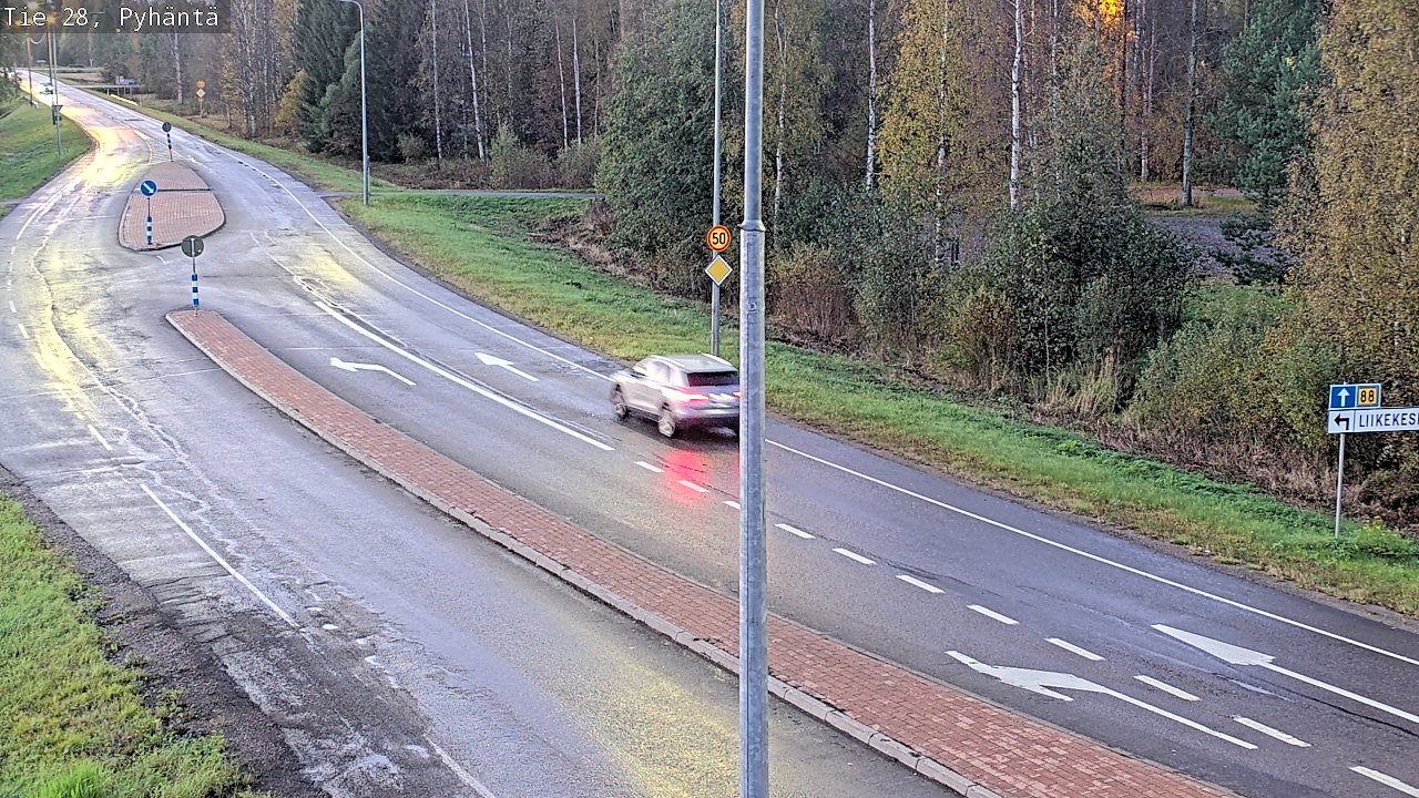Kelikamerat Kuva Tie 28 Pyhäntä, Pyhäntä, Pohjois-Pohjanmaa