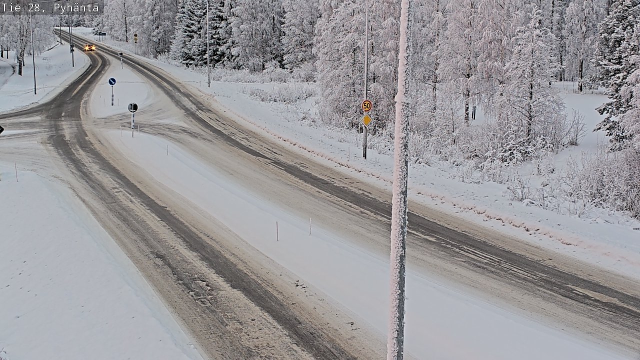 Kelikamerat Kuva Tie 28 Pyhäntä, Pyhäntä, Pohjois-Pohjanmaa
