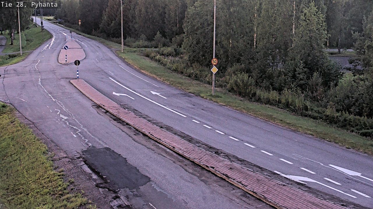 Kelikamerat Kuva Tie 28 Pyhäntä, Pyhäntä, Pohjois-Pohjanmaa