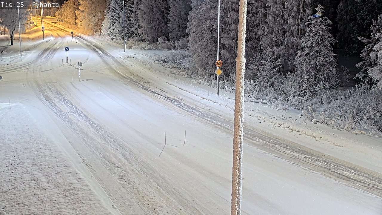 Kelikamerat Kuva Tie 28 Pyhäntä, Pyhäntä, Pohjois-Pohjanmaa