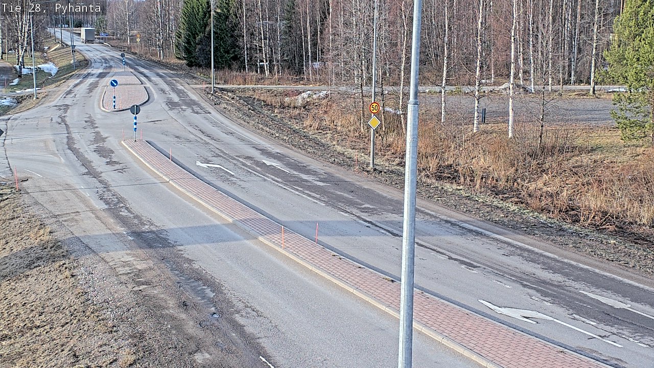 Kelikamerat Kuva Tie 28 Pyhäntä, Pyhäntä, Pohjois-Pohjanmaa