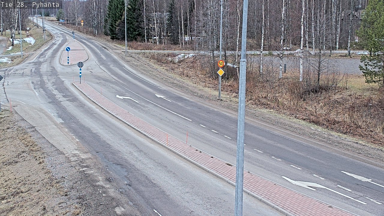 Kelikamerat Kuva Tie 28 Pyhäntä, Pyhäntä, Pohjois-Pohjanmaa
