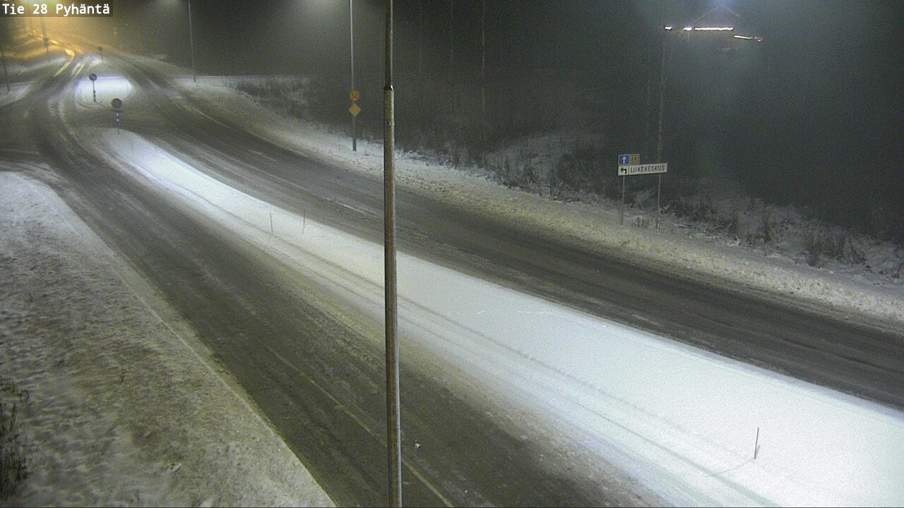 Weather Camera Image Road 28 Pyhäntä, Pyhäntä, Pohjois-Pohjanmaa